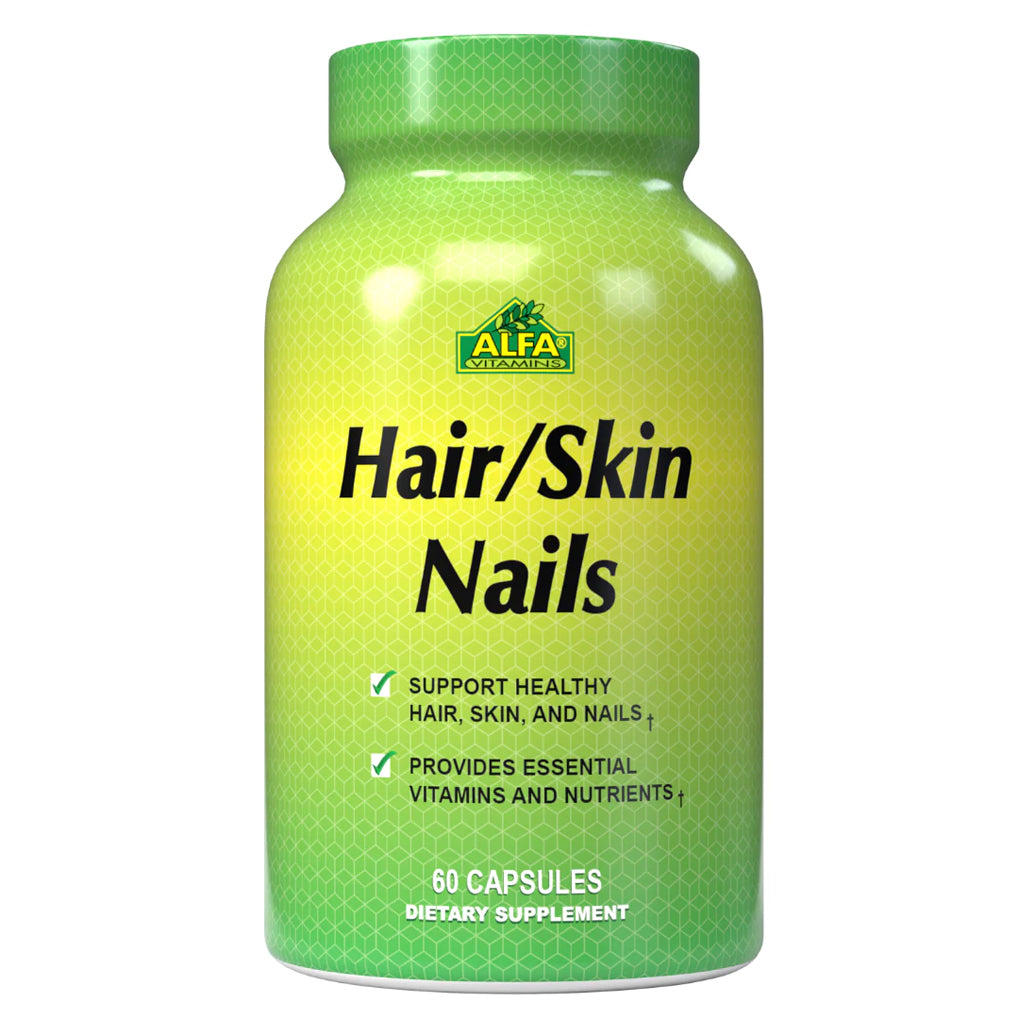 Alfa Vitamins, Hair, Skin, Nails, 60 Cápsulas