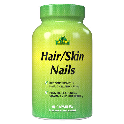 Alfa Vitamins, Hair, Skin, Nails, 60 Cápsulas