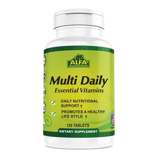 Alfa Vitamins, Multidaily, 120 tabletas