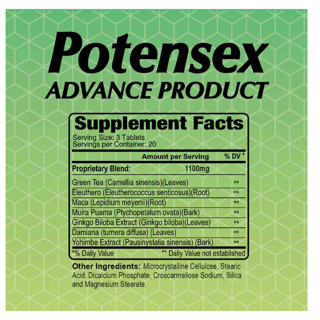 Alfa Vitamins, Potensex, 60 tabletas