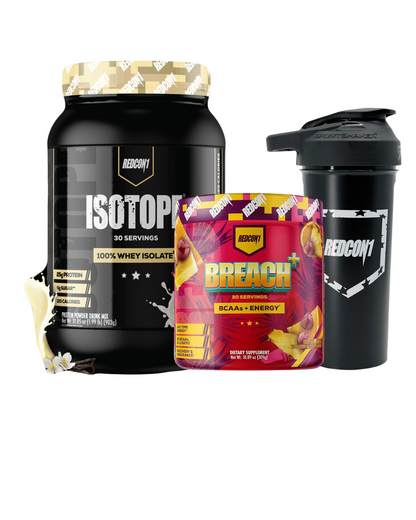 Redcon1, Isotope + BCAAs + Shaker gratis