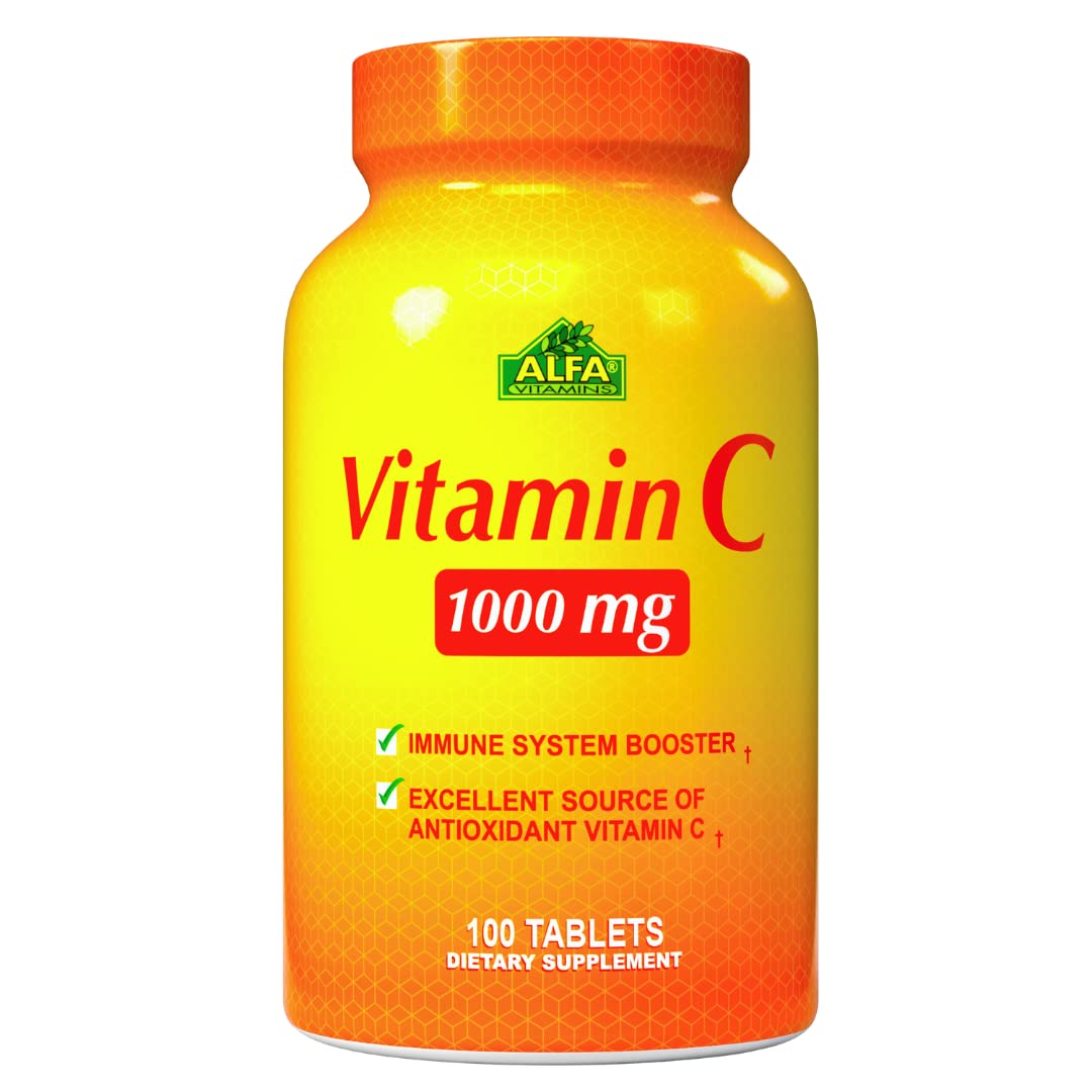 Vitamina C 1000mg - 100 Tabletas Alfa Vitamins