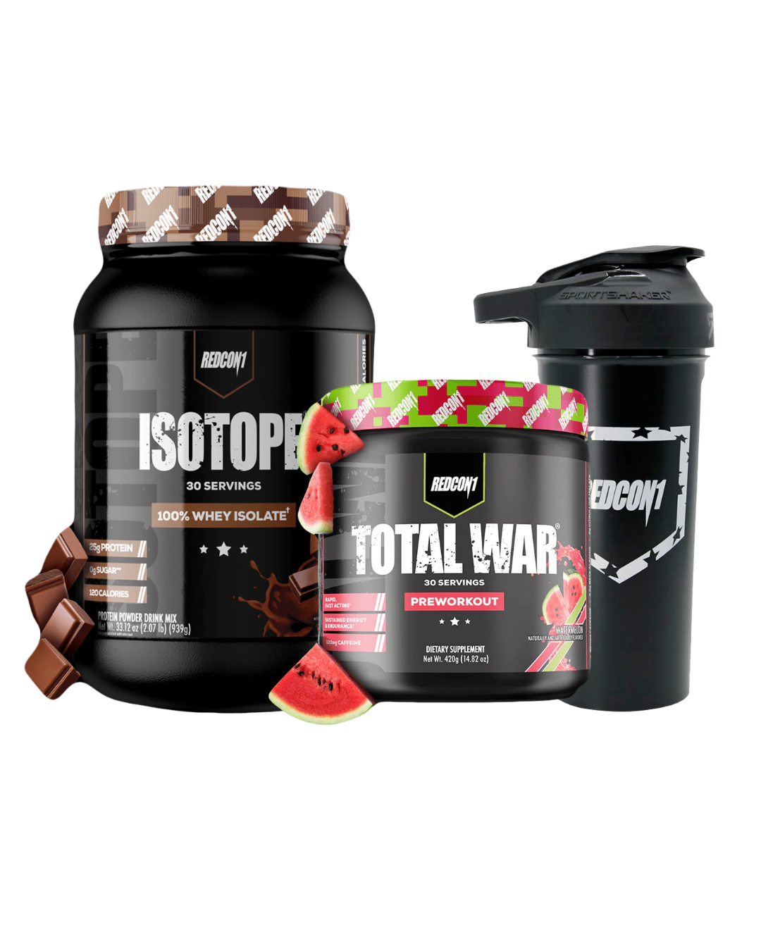 Redcon1, Isotope + Pre-workout + Shaker gratis