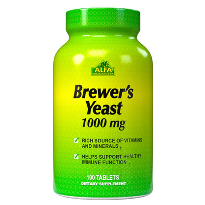 Alfa Vitamins, Levadura de cerveza, 1000 mg