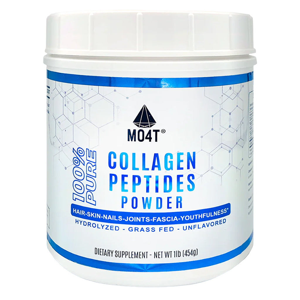 MO4T, Collagen Peptides Powder Premium , 1lb, 41serv