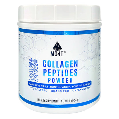 MO4T, Collagen Peptides Powder Premium , 1lb, 41serv