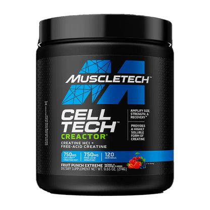 MuscleTech, Cell Tech Creactor HCl, 235gr,  120serv
