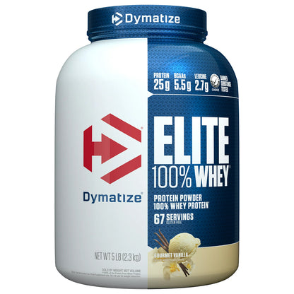 Elite 100% Whey Rich Chocolate Dymatize - 5 Libras