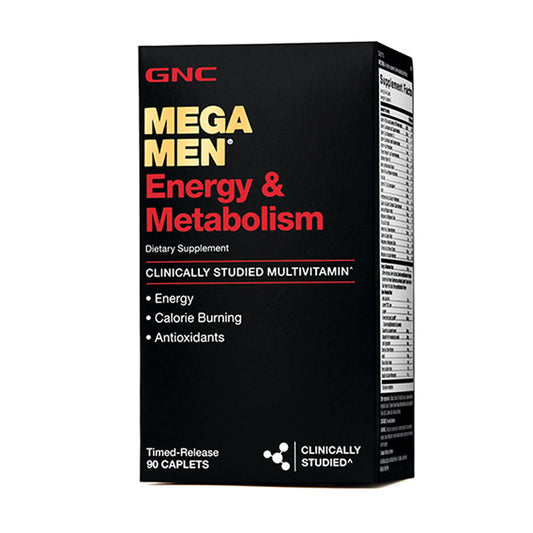 GNC, Mega Men  Energy & Metabolism , 90 Tabletas, 45 Servicios