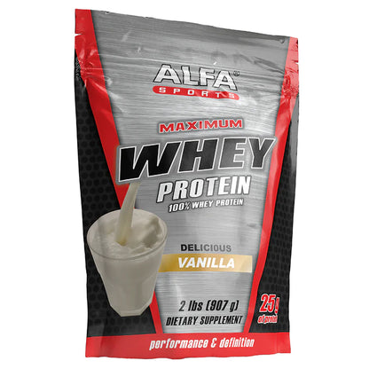 Alfa Sports, Maximum Whey Protein, 2lb, 27serv