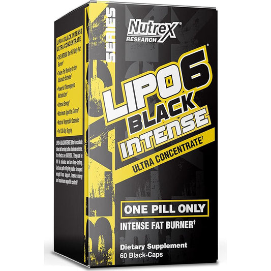 Nutrex, Lipo 6 Black Intense, 60cápsulas