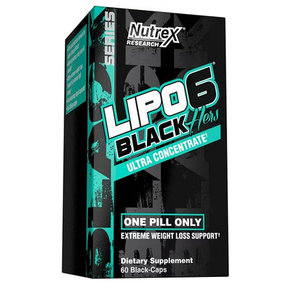 Nutrex, Lipo6 Black Hers, 60cápsulas