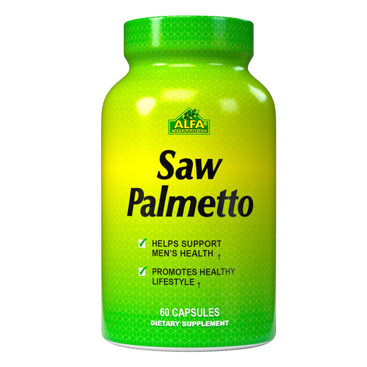 Saw Palmetto Alfa Vitamins 60 Cápsulas