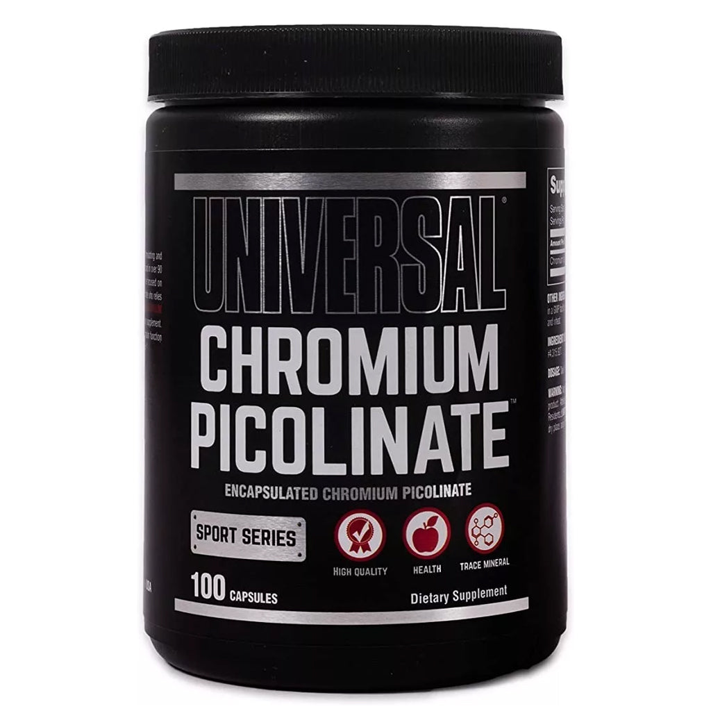 Universal Nutrition, Picolinato De Cromo, 100 Cápsulas