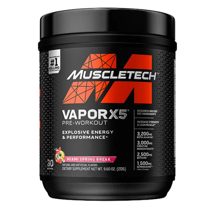 Muscletech, VaporX5, Pre workout Vapor, 272g